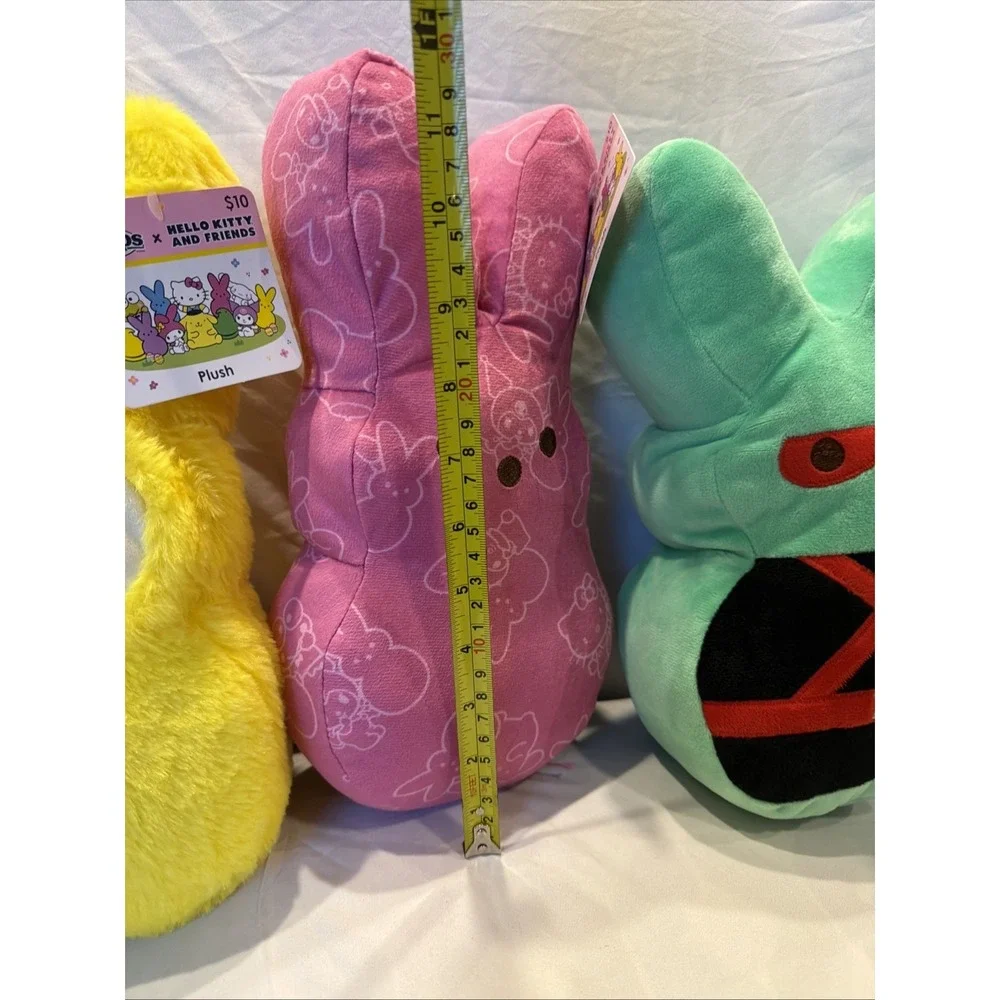 Peeps Hello Kitty Plush Lot 3‎ Pompompurin Sanrio Easter Bunny NWT